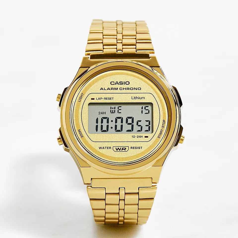 Gold casio hotsell watch ebay